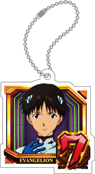 【굿즈-키홀더】 에반게리온 아크릴 키홀더 통상도안 7 이카리 신지 파칭코 신 에반게리온