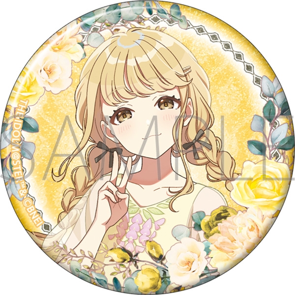 【굿즈-캔뱃지】 학원 아이돌마스터 원작판 글리터 캔뱃지 후지타 코토네