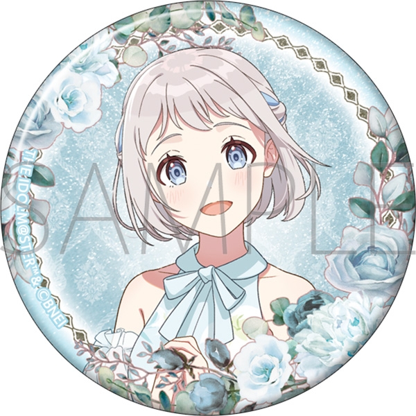 【굿즈-캔뱃지】 학원 아이돌마스터 원작판 글리터 캔뱃지 카츠라기 릴리야