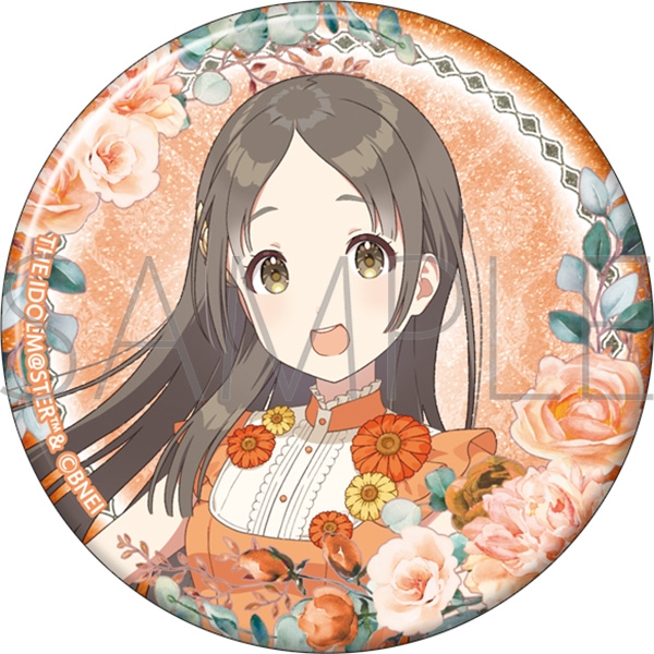 【굿즈-캔뱃지】 학원 아이돌마스터 원작판 글리터 캔뱃지 쿠라모토 치나