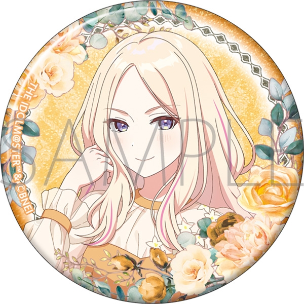 【굿즈-캔뱃지】 학원 아이돌마스터 원작판 글리터 캔뱃지 주오 세나