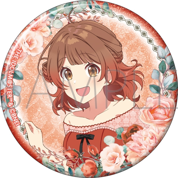 【굿즈-캔뱃지】 학원 아이돌마스터 원작판 글리터 캔뱃지 하나미 우메