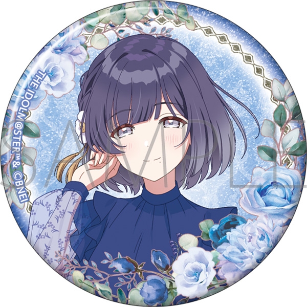 【굿즈-캔뱃지】 학원 아이돌마스터 원작판 글리터 캔뱃지 히타야 미스즈