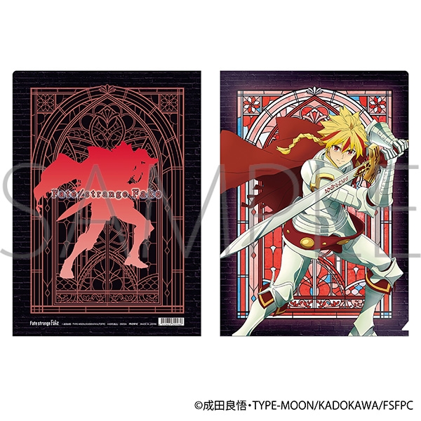 【굿즈-클리어파일】 Fate/strange Fake 애니판 클리어파일 세이버