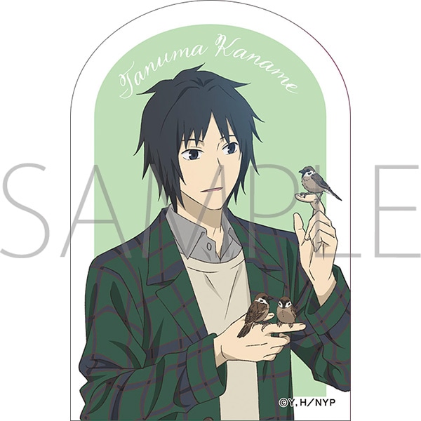 【굿즈-스티커】 나츠메 우인장 애니판 스티커 타누마 카나메