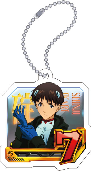【굿즈-키홀더】 에반게리온 아크릴 키홀더 통상도안7 이카리 신지 고질라 대 에반게리온 세컨드임팩트G