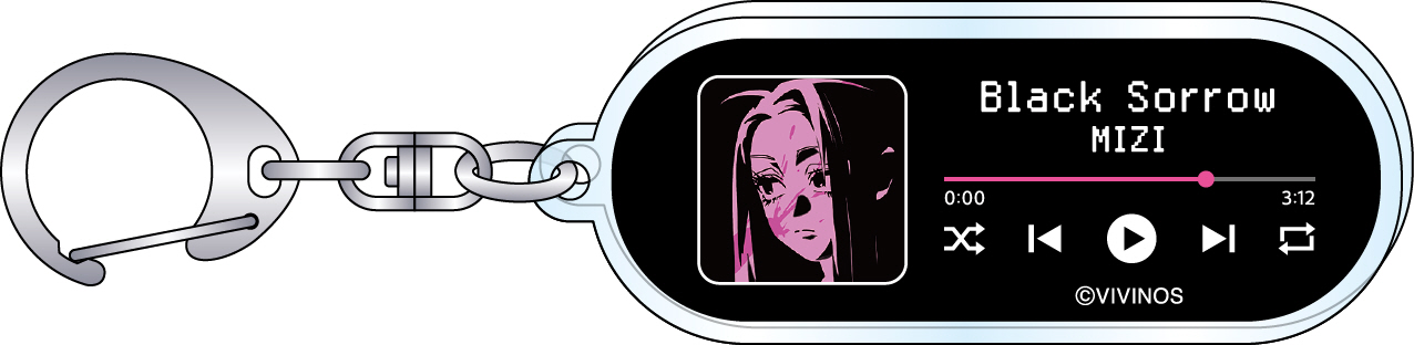 【굿즈-키홀더】 ALIEN STAGE CD풍 아크릴 키홀더 MIZI