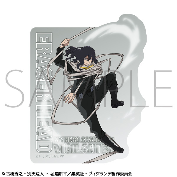 【굿즈-스티커】 나의 히어로 아카데미아 애니판 비질랜티 스티커 이레이저 헤드