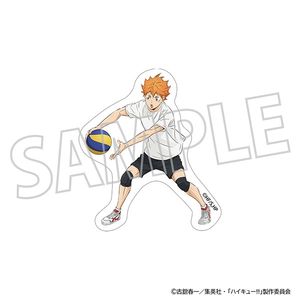 【굿즈-스티커】 하이큐!! 애니판 다이컷 스티커 히나타 쇼요