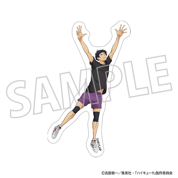 【굿즈-스티커】 하이큐!! 애니판 다이컷 스티커 고시키 츠토무