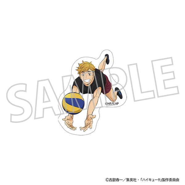 【굿즈-스티커】 하이큐!! 애니판 다이컷 스티커 미야 아츠무