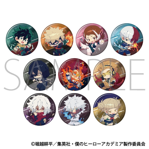【굿즈-캔뱃지】 나의 히어로 아카데미아 B10 애니판 오라라 캬라뱃지 컬렉션 (랜덤)