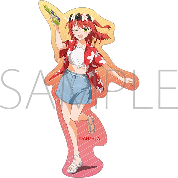 【굿즈-스티커】 봇치 더 록! 애니판 스티커 키타 이쿠요 알로하 의상