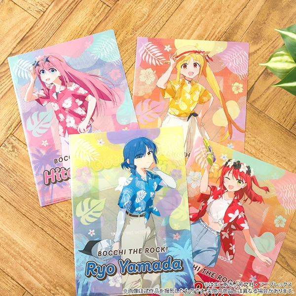 【굿즈-클리어파일】 봇치 더 록! 애니판 클리어파일 키타 이쿠요 알로하 의상