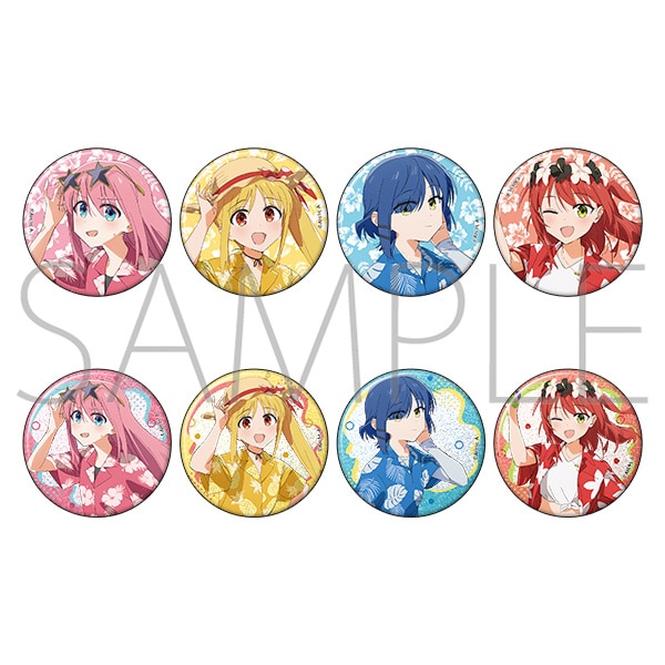 【굿즈-캔뱃지】 봇치 더 록! B8 애니판 캬라뱃지 컬렉션 알로하 의상