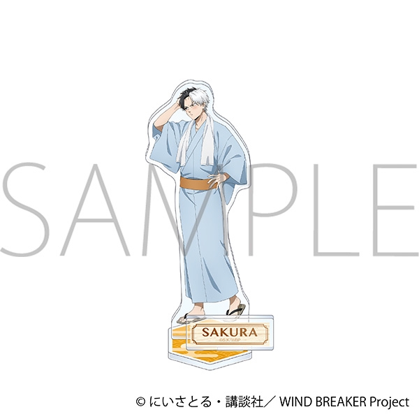 【굿즈-아크릴스탠드】 WIND BREAKER 애니판 아크릴스탠드 사쿠라 하루카 가을 색채