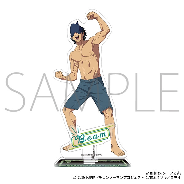 【굿즈-아크릴스탠드】 체인소 맨 극장판 아크릴 스탠드 빔 네온