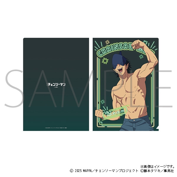 【굿즈-클리어파일】 체인소 맨 극장판 클리어파일 밤 네온