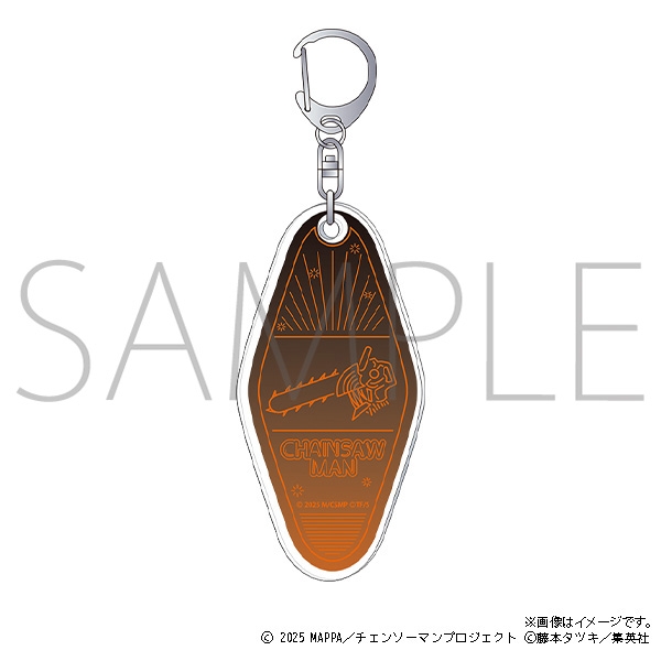 【굿즈-키홀더】 체인소 맨 극장판 아크릴 키홀더 체인소 맨 네온