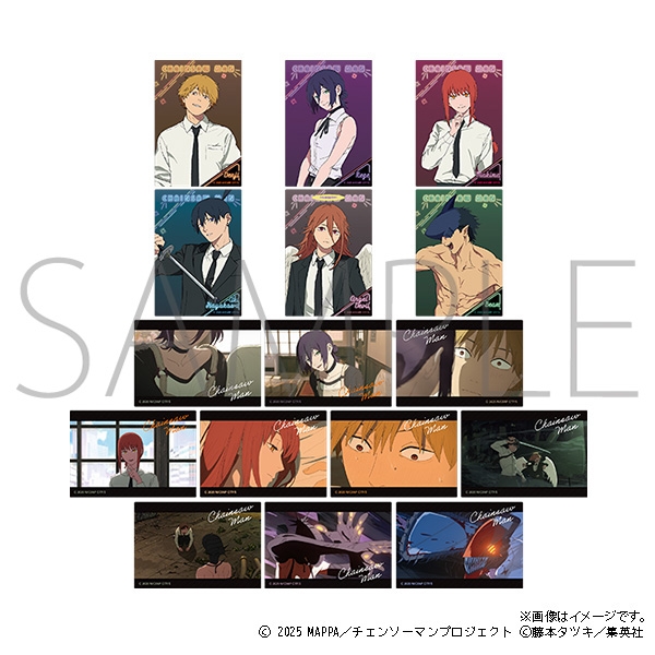 【굿즈-카드】 체인소 맨 B16 극장판 트레이딩 클리어 카드 (랜덤)