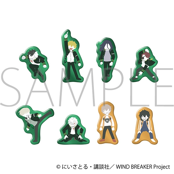 【굿즈-핀뱃지】 WIND BREAKER B8 애니판 핀 컬렉션 (랜덤)
