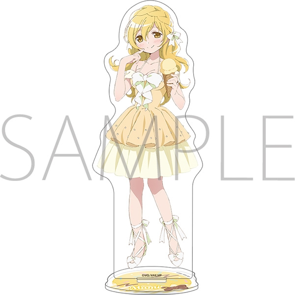 【굿즈-스탠드팝】 마법소녀 마도카 마기카 애니판 아크릴스탠드 토모에 마미(ice cream PARTY)