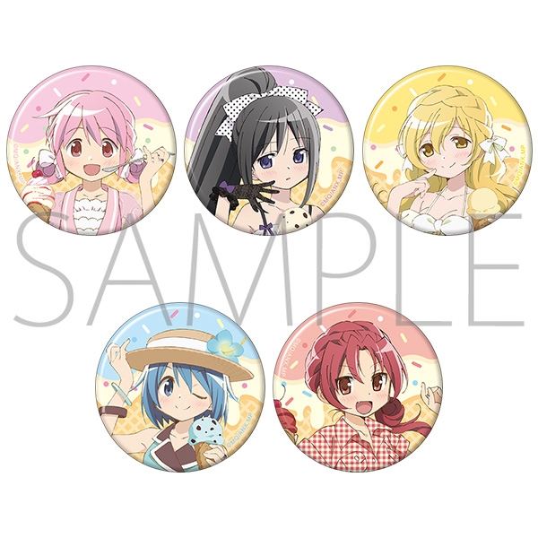 【굿즈-캔뱃지】 마법소녀 마도카 마기카 B5 애니판 홀로그램 캐릭터 뱃지 컬렉션 (랜덤)