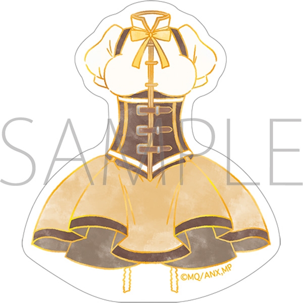 【굿즈-스티커】 마법소녀 마도카 마기카 스티커 토모에 마미(마법소녀 의상)