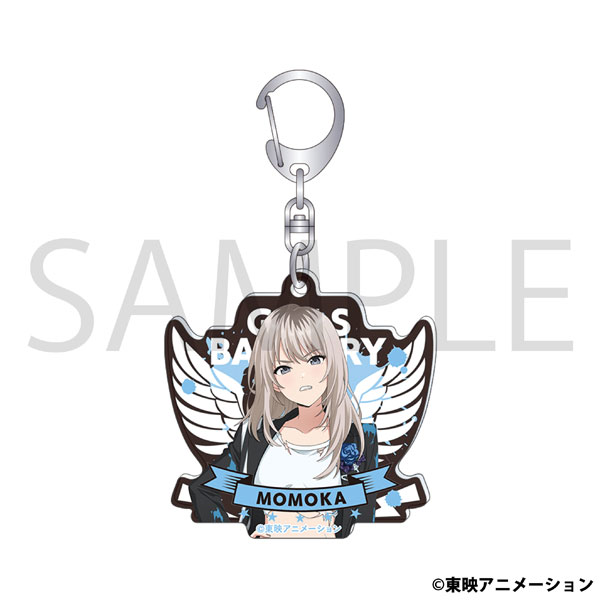 【굿즈-키홀더】 걸즈 밴드 크라이 애니판 아크릴 키홀더 카와라기 모모카