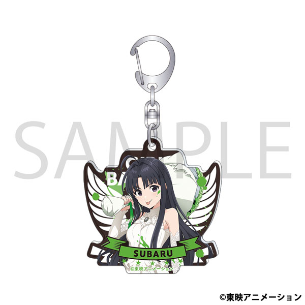 【굿즈-키홀더】 걸즈 밴드 크라이 애니판 아크릴 키홀더 아와 스바루