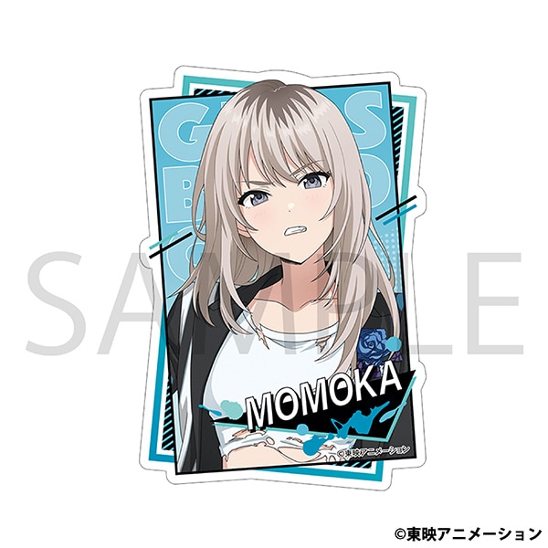 【굿즈-스티커】 걸즈 밴드 크라이 애니판 다이컷 스티커 카와라기 모모카