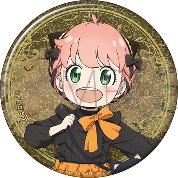 【굿즈-캔뱃지】 SPYxFAMILY 애니판 글리터 캔뱃지 아냐 포저