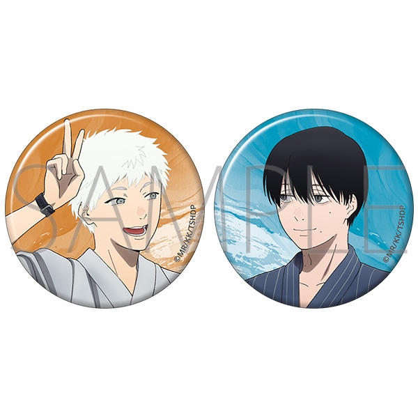 【굿즈-캔뱃지】 히카루가 죽은 여름 애니판 캔뱃지 세트 유카타