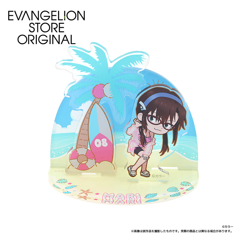 【굿즈-스탠드팝】 에반게리온 신극장판 아크릴 스탠드 썸머 페스티벌 데포르메 마리