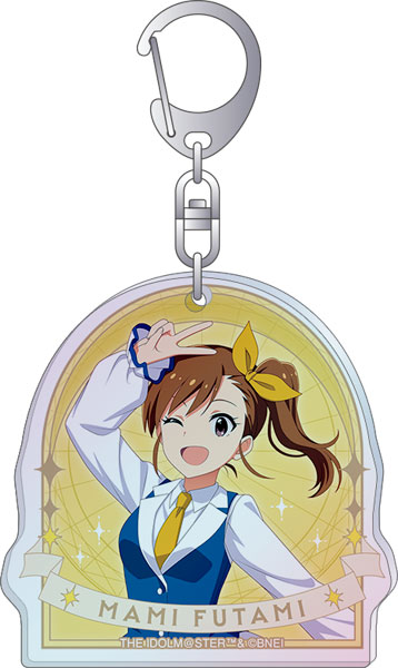 【굿즈-키홀더】 아이돌마스터 시리즈 오로라 아크릴 키홀더 M@STER's FESTA 2025 후타미 마미