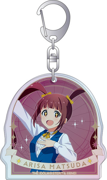 【굿즈-키홀더】 아이돌마스터 시리즈 오로라 아크릴 키홀더 M@STER's FESTA 2025 마츠다 아리사