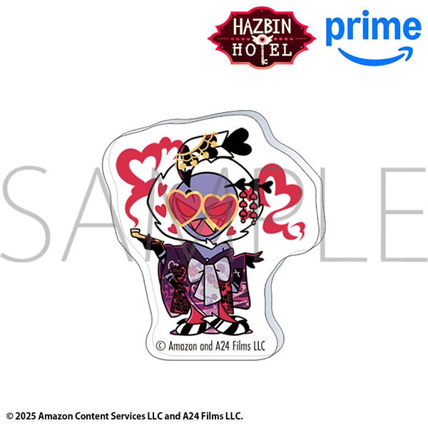 【굿즈-핀뱃지】 해즈빈 호텔 애니판 아크릴 핀 발렌티노 일본의상 미니(재판버전)