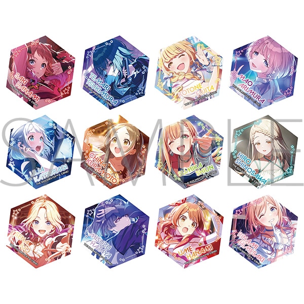 【굿즈-마그넷】 학원 아이돌마스터 B12 원작판 아크릴 마그넷 컬렉션 (랜덤)