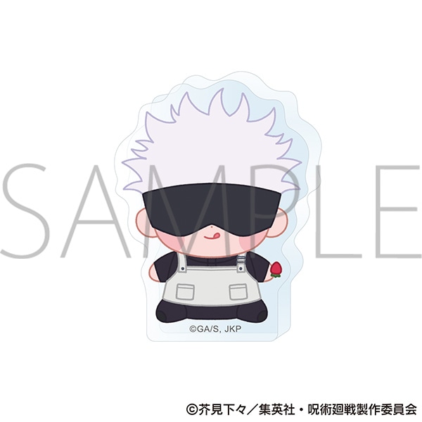 【굿즈-아크릴블럭】 주술회전 애니2기 미니 아크릴 블록 고죠 사토루 못치비 조리실습ver.