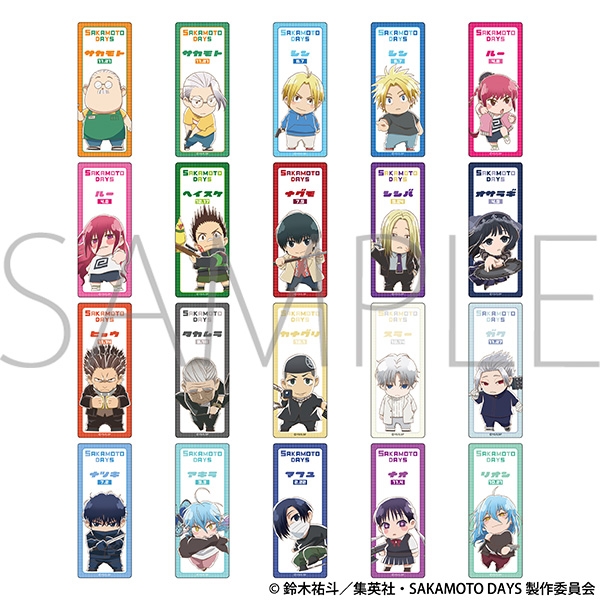 【굿즈-북마크】 사카모토 데이즈 B20 애니판 클리어 책갈피 컬렉션 (랜덤)