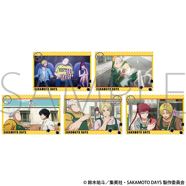 【굿즈-포스트카드】 사카모토 데이즈 B5 애니판 포스트카드 세트 A (5매입)