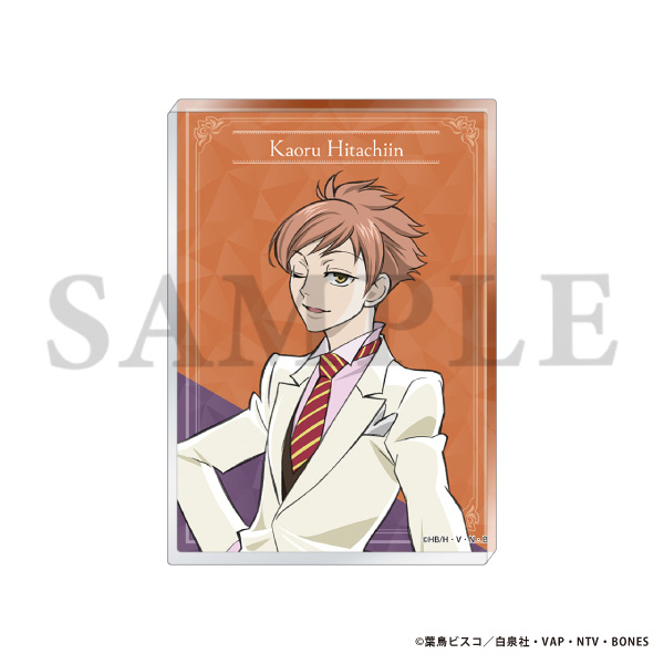 【굿즈-아크릴블럭】 오란고교 사교클럽 아크릴 블럭 & Welcome! 히타치인 카오루