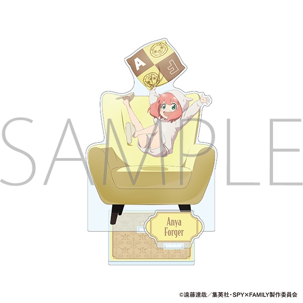 【굿즈-아크릴스탠드】 SPY&times;FAMILY 애니판 아크릴스탠드 아냐 포저