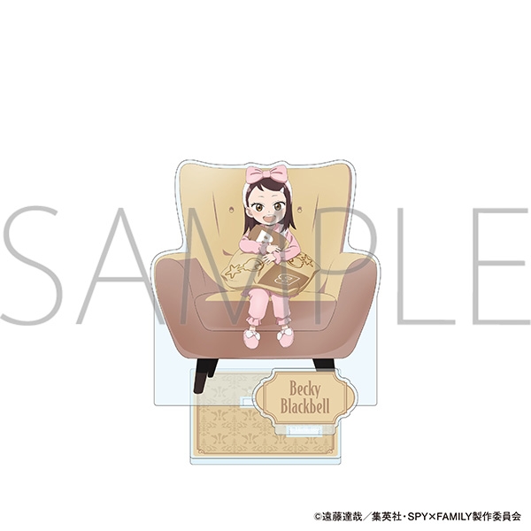 【굿즈-아크릴스탠드】 SPY&times;FAMILY 애니판 아크릴스탠드 베키 블랙벨
