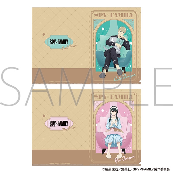 【굿즈-클리어파일】 SPY&times;FAMILY 애니판 클리어파일 세트 로이드&요르