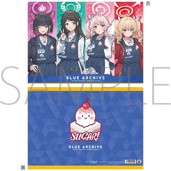 【굿즈-클리어파일】 블루 아카이브 원작판 방과후 디저트부 클리어파일