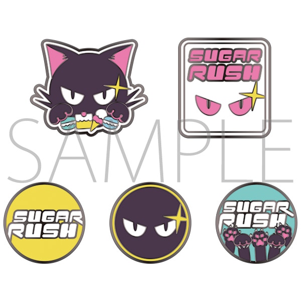 【굿즈-핀뱃지】 블루 아카이브 원작판 방과후 디저트부 핀뱃지 세트