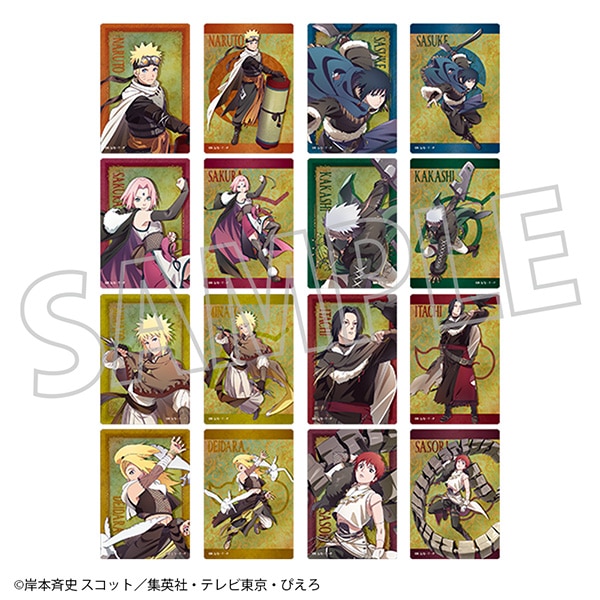 【굿즈-카드】 나루토 질풍전 B8 오로라 아트 컬렉션 닌자 전설 모험담 (랜덤)