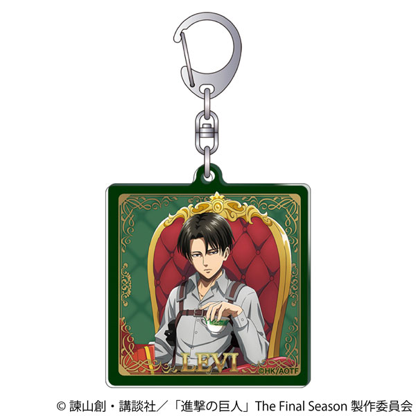 【굿즈-키홀더】 진격의 거인 애니판 아크릴 키홀더 리바이