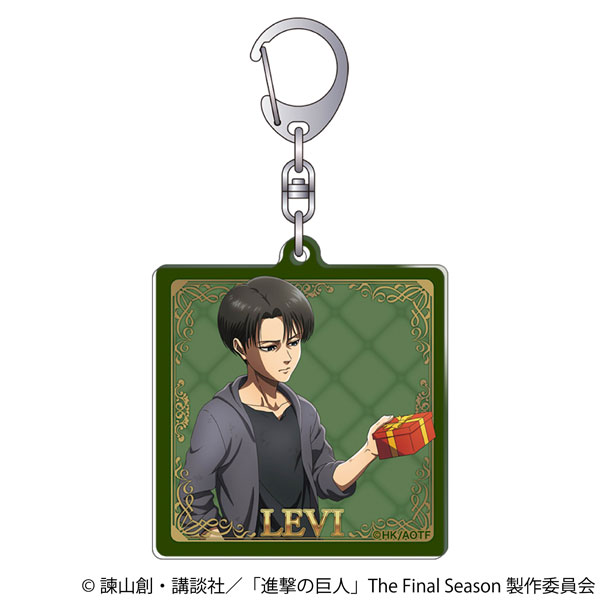 【굿즈-키홀더】 진격의 거인 애니판 아크릴 키홀더 리바이 (유소년)